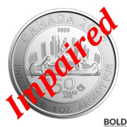 2017 Silver Canadian Voyageur - 1 oz *Spotted