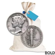 90% Silver - $0.10 FV Mixed Dimes Circulated/Junk