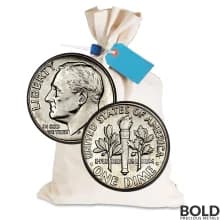 90% Silver - $0.10 FV Mixed Dimes Circulated/Junk