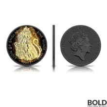 2022 Tudor's Beasts Burning Lion 2 oz Silver