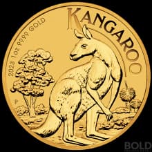 2023 Gold Perth Kangaroo 1 oz BU