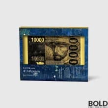 2022 Silver 2 oz Chad Van Gogh: Starry Night Over the Rhone Colored HR Coin (Bi-Metal)