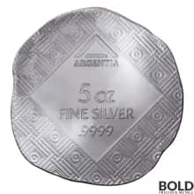 Silver 5 oz Argentia Alexander the Great UHR Round