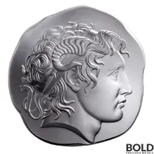 Silver 5 oz Argentia Alexander the Great UHR Round