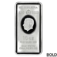 2023 Silver 10 oz St. Helena East India Company Bar