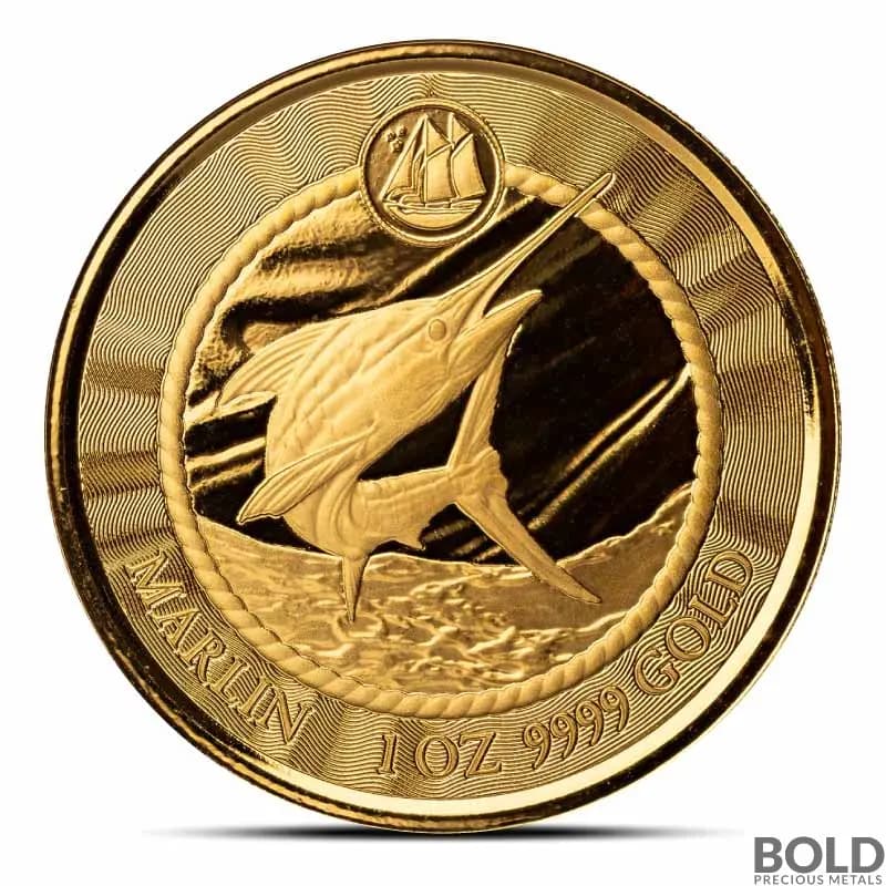 2023 1 oz Cayman Islands Blue Marlin Gold Coin