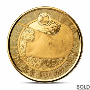 2023 1 oz Cayman Islands Stingray Gold Coin