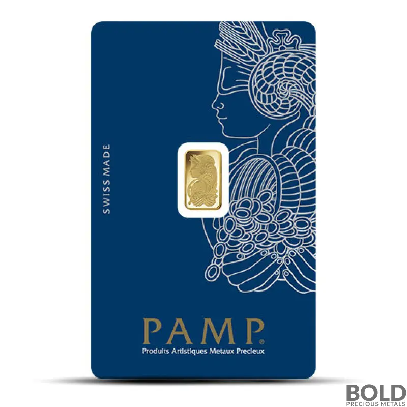 Gold 1 Gram Bar PAMP Fortuna