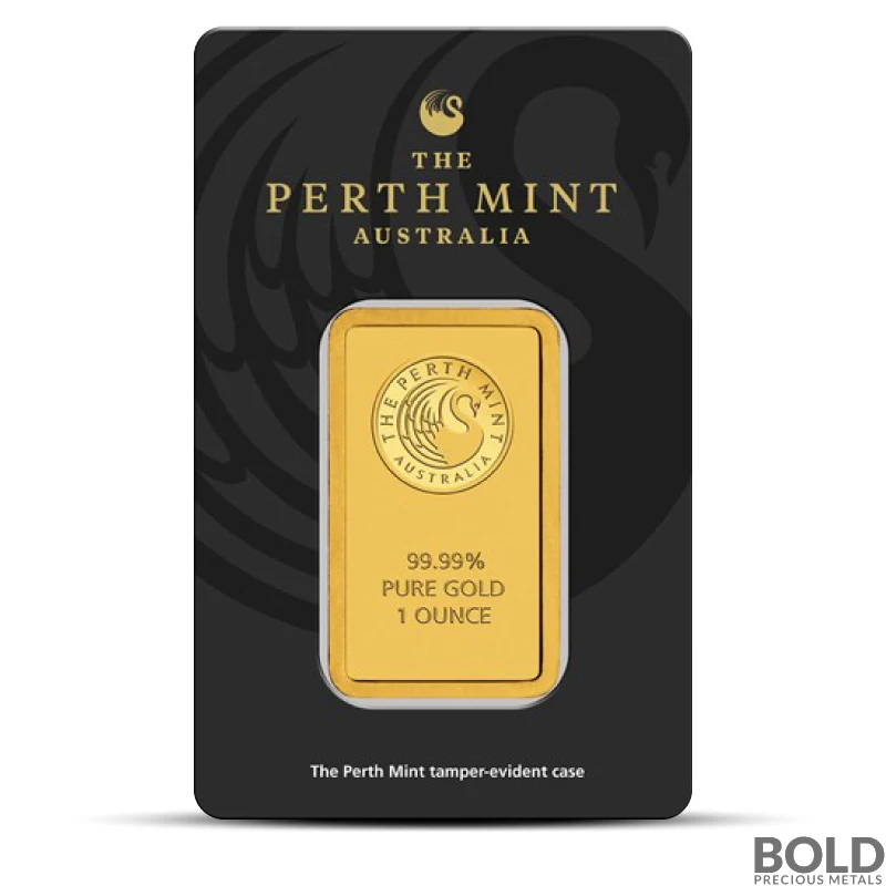 Gold Bar Perth Mint - 1 oz