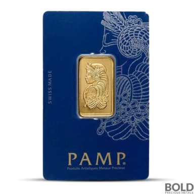 1/2 oz PAMP Fortuna Gold Bar (In Assay)