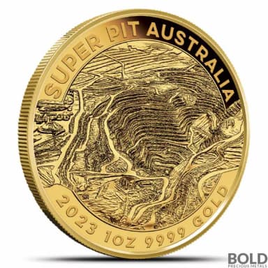 2023 1 oz Perth Super Pit Mine Gold Coin (BU)