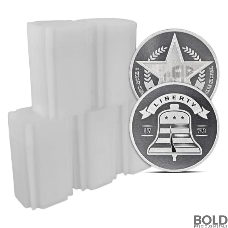 1 oz Asahi Liberty Bell Silver Round (Lot of 100)