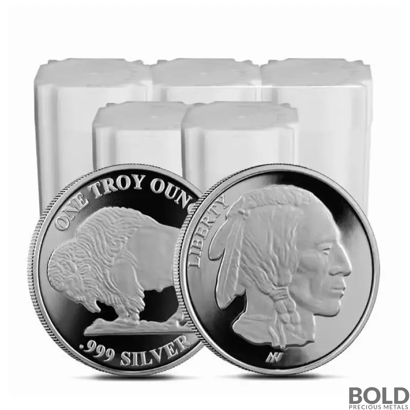 1 oz Asahi Buffalo Design Silver Round Proof (Lot of 100)