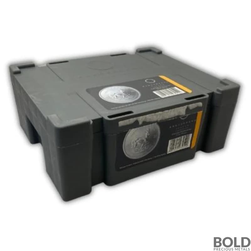 2022 1 oz South African Silver Krugerrand Monster Box (500 Coins, BU)