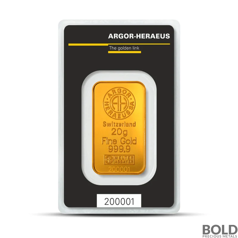 Gold Argor-Heraeus - 20 Gram
