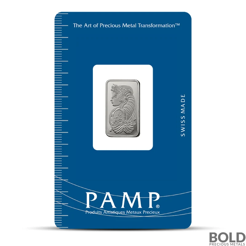 5 Gram Pamp Suisse Fortuna Platinum Bar (In Assay)