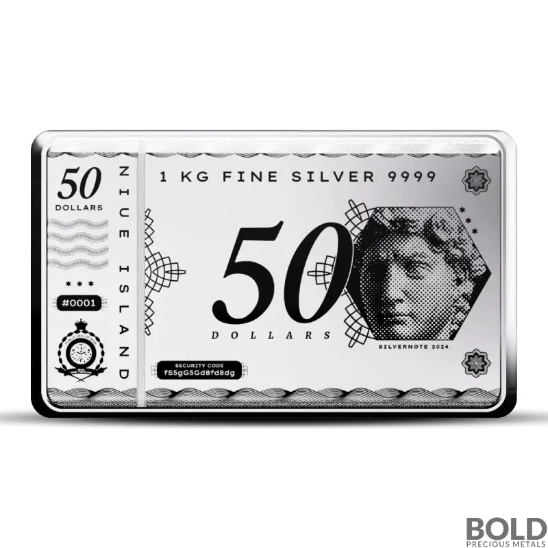 2024 1 Kilo Pressburg Silver CoinBar