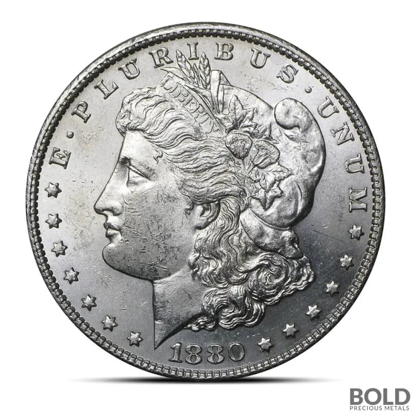 1880-S Morgan Silver Dollar (BU)