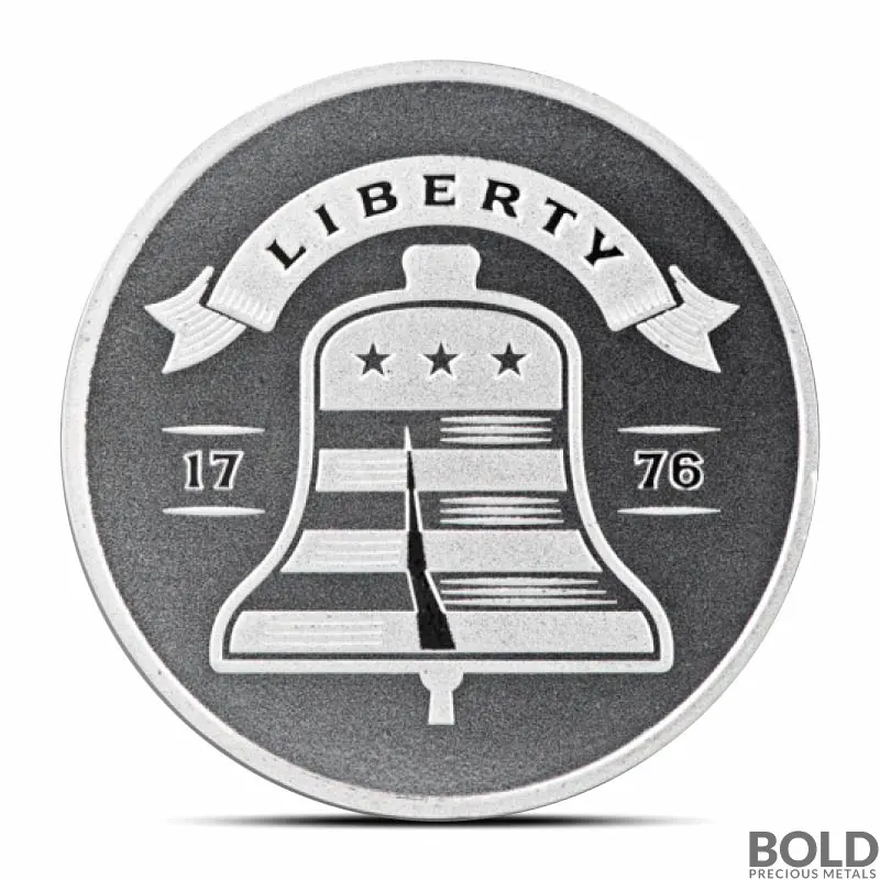 1 oz Asahi Liberty Bell Silver Round