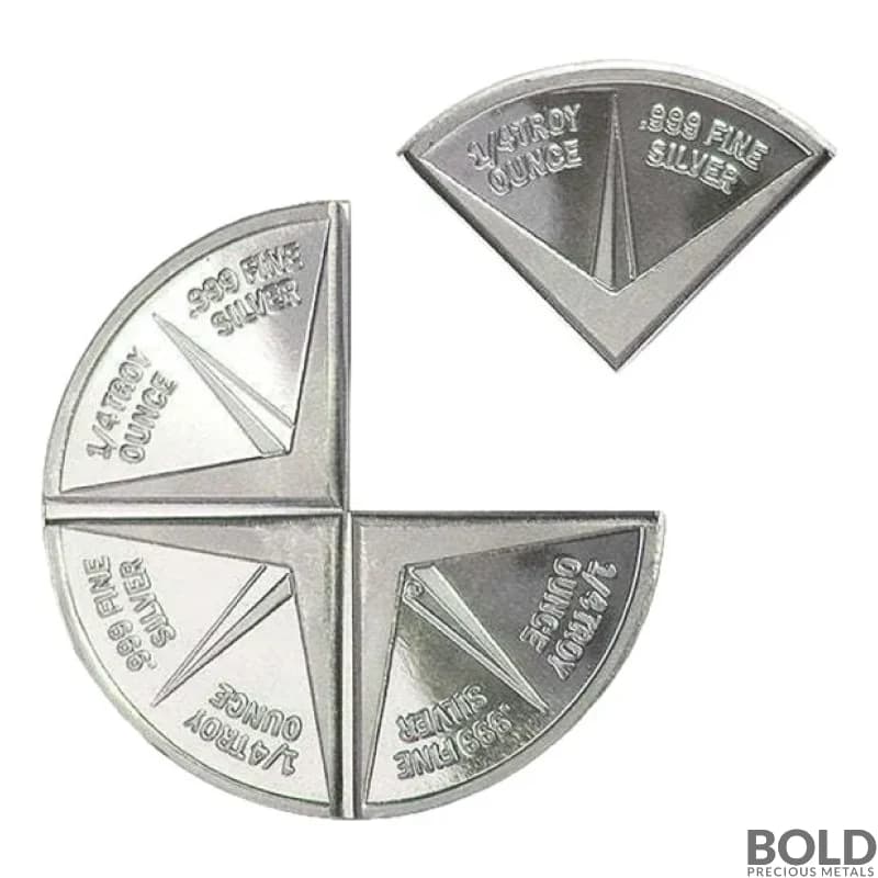 1 oz Gold Panner Divisible Silver Round (4 x 1/4 oz)