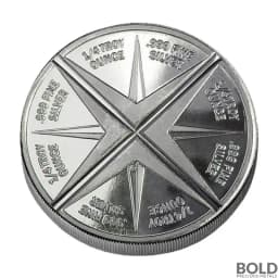 1 oz Gold Panner Divisible Silver Round (4 x 1/4 oz)