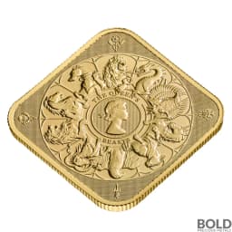 1 oz Britain Queen's Beast Completer Gold Bar