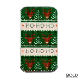 1 oz Christmas Sweater Silver Bar (Color)