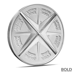 1 oz Double Divisible Silver Round (4 x 1/4 oz)