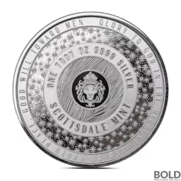 1 oz Feliz Navidad Silver Round (Color)