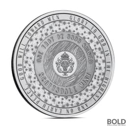 1 oz Happy New Year Silver Round (Color)