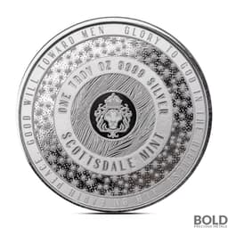 1 oz Happy New Year Silver Round (Color)