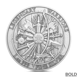1 oz Legendary Warriors: Hannibal Silver Round (BU)