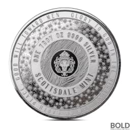 1 oz Nutcracker Silver Round (Color)