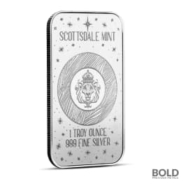 1 oz Snowy Ballerina Silver Bar (Color)