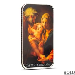 1 oz The Holy Family Silver Bar (Color)