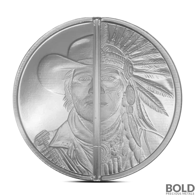 1 oz Western Warrior Divisible Silver Round