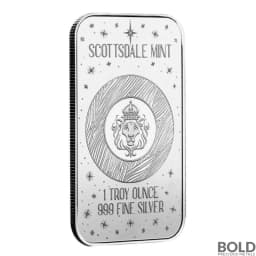 1 oz Winter Geisha Silver Bar (Color)