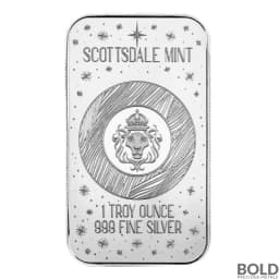 1 oz Winter Geisha Silver Bar (Color)