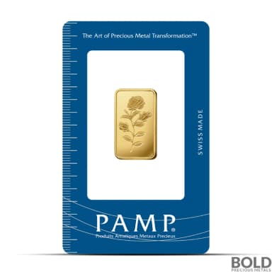 10 Gram PAMP Rosa Gold Bar