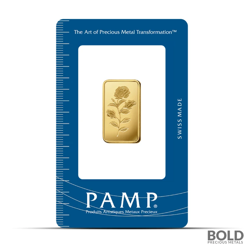 10 Gram PAMP Rosa Gold Bar