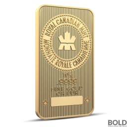10 Gram Royal Canadian Mint (RCM) Gold Bar
