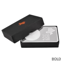 100 oz Texas Mint Silver Bar