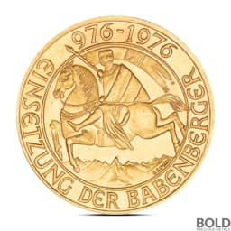 1000 Schilling Austrian Gold Coin (AU)