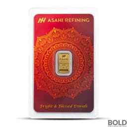 1 Gram Asahi Diwali Gold Bar