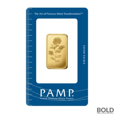 20 Gram PAMP Rosa Gold Bar