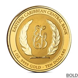 2023 1 oz Antigua & Barbuda Rumrunner Pirate Gold Coin (BU)