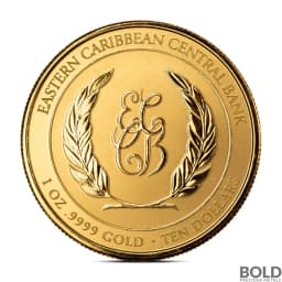 2023 1 oz Antigua & Barbuda Rumrunner Pirate Gold Coin (BU)