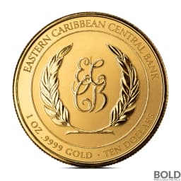 2023 1 oz Antigua & Barbuda Rumrunner Pirate Gold Coin (BU, Colored)
