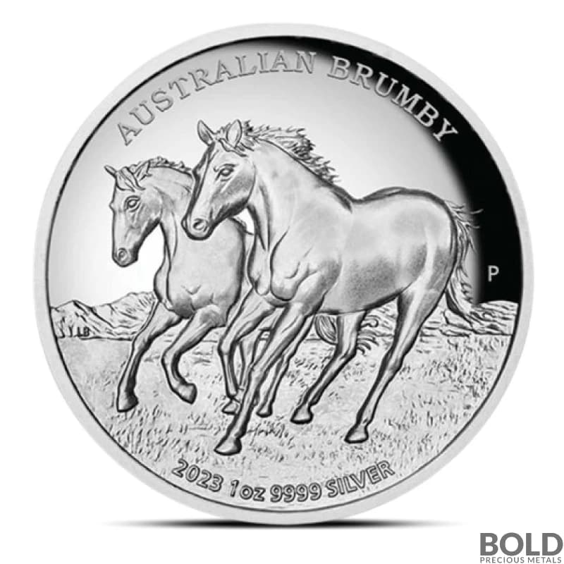 2023 1 oz Australia Brumby Silver Coin (BU)