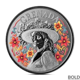 2023 1 oz EC8 Grenada La Diablesse Silver Coin (BU, Colored)